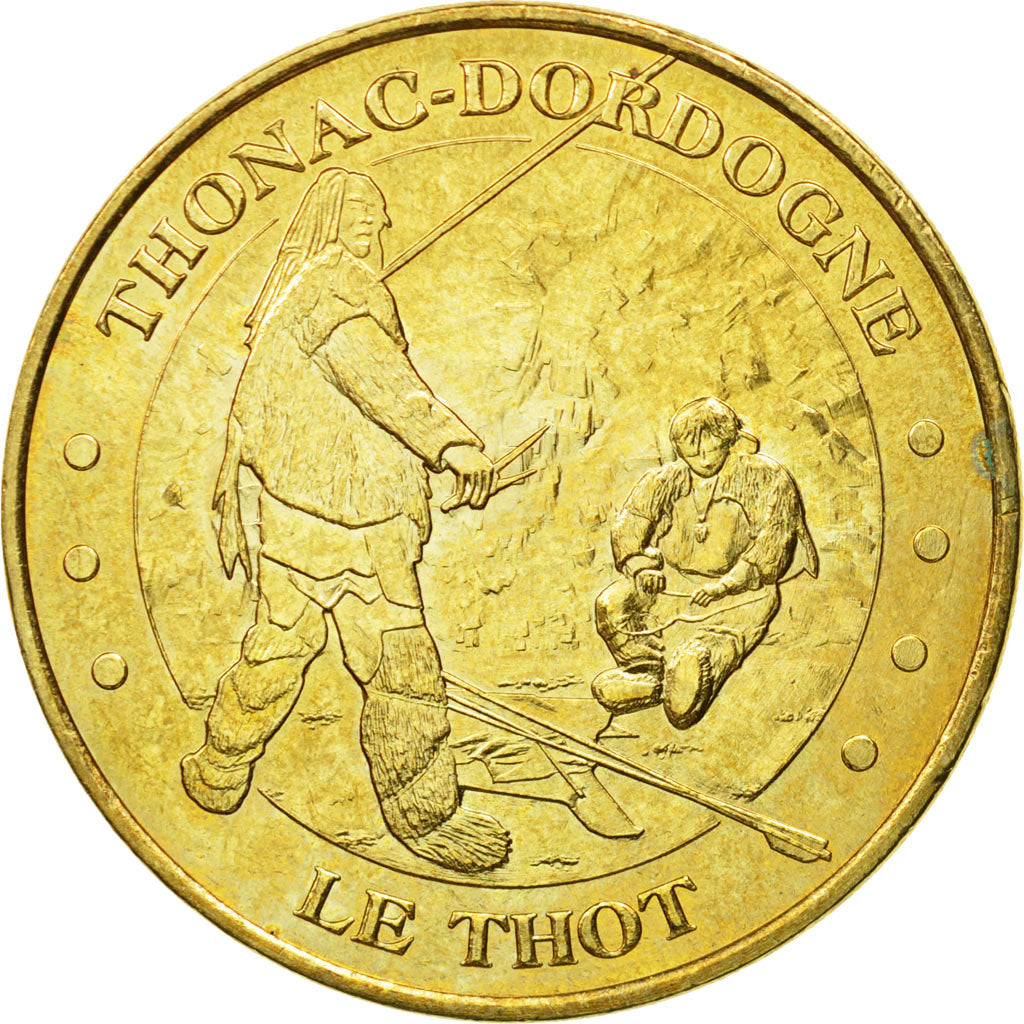 France, Token, Touristic token, Thonac -  Le Thot -Scène de chasse, 2009, MDP