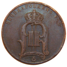 SWEDEN, 5 Ore, 1890, KM #757, EF(40-45), Bronze, 27, 7.90