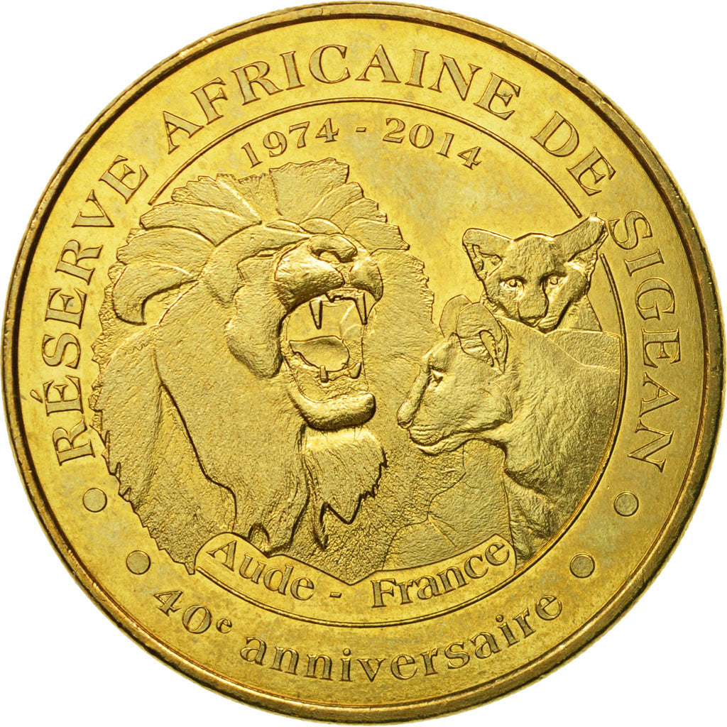Francja, Token, Żeton turystyczny, Sigean - Réserve n°20, 2014, MDP