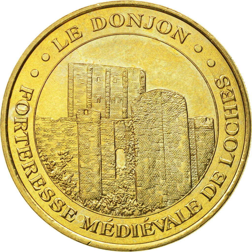 Francja, Token, Żeton turystyczny, Loches -  le Donjon, 2000, MDP, EF(40-45)