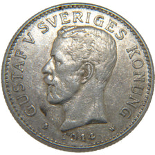 SWEDEN, 2 Kronor, 1914, KM #787, AU(50-53), Silver, 31, 15.00