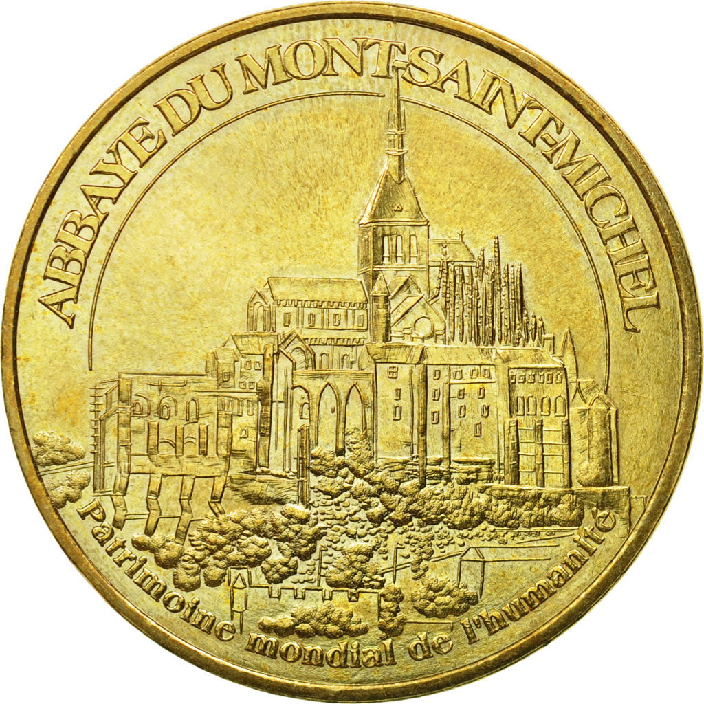 France, Token, Touristic token, 50/ Abbaye du Mont-Saint-Michel, 2009, MDP
