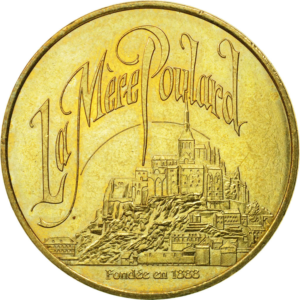 Frankreich, Token, Touristic token, Le-Mont-Saint-Michel - La Mère Poulard