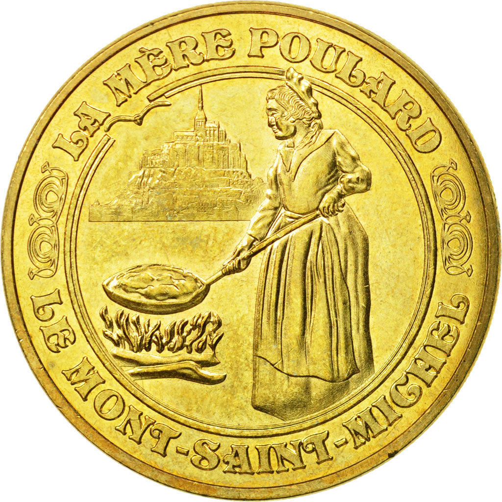 France, Token, Touristic token, Le-Mont-Saint-Michel - La Mère Poulard n°2