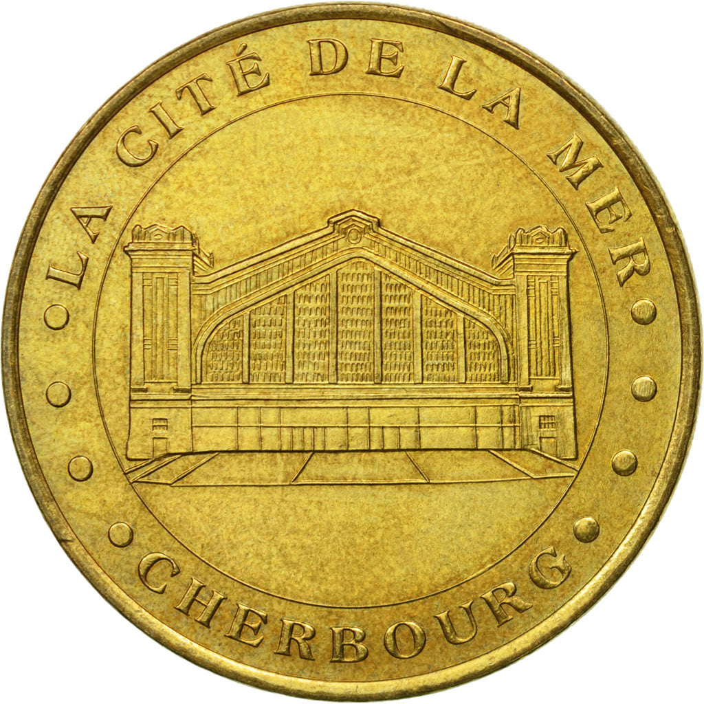 France, Token, Touristic token, Cherbourg - Cité de la mer n°1, 2002, MDP
