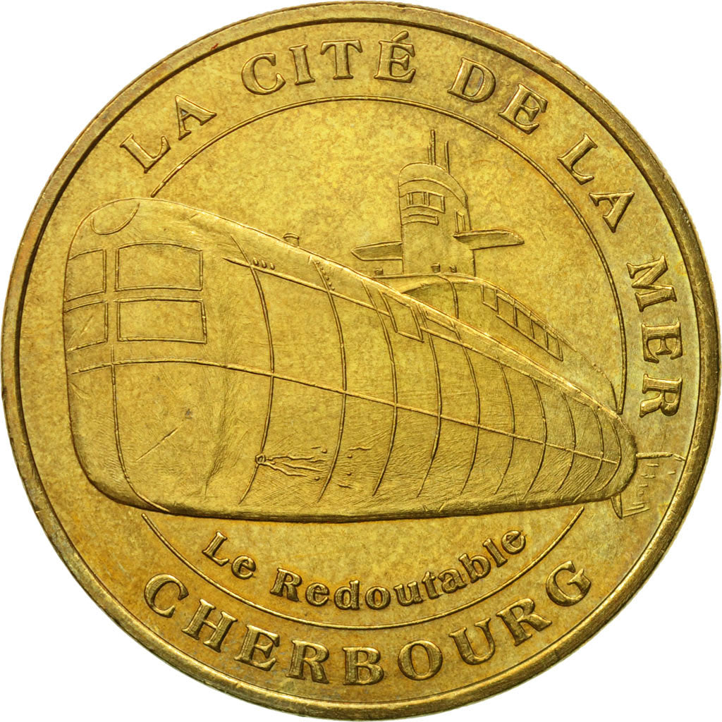 Francja, Token, Żeton turystyczny, 50/ Cité de la Mer - Redoutable -