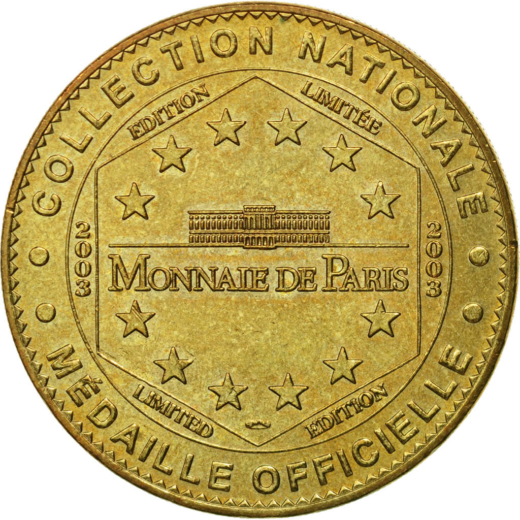 France, Jeton, Jeton Touristique, Disneyland n°1 - le château, 2003, MDP, TTB
