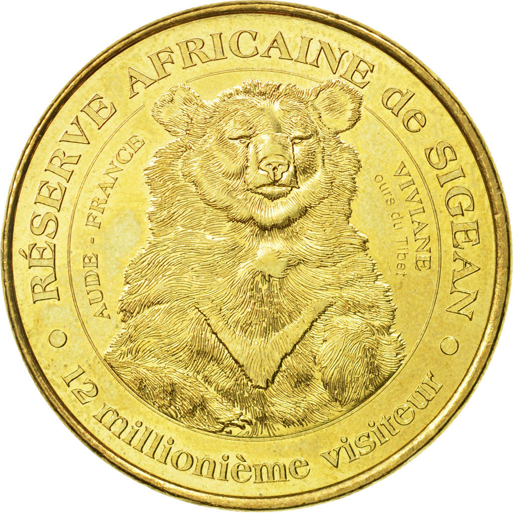 Francja, Token, Żeton turystyczny, Sigean - Réserve n°18, 2013, MDP