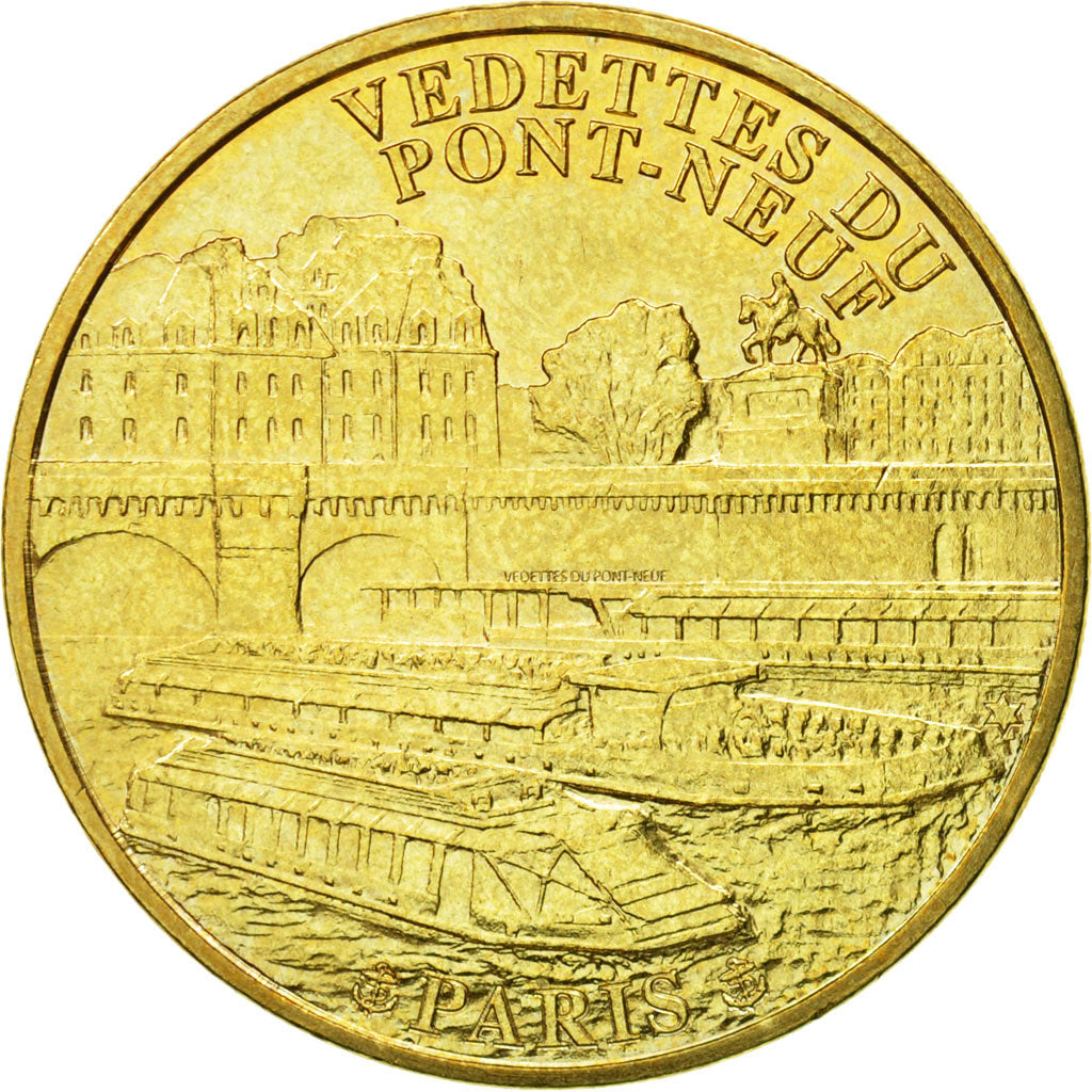 Francia, Token, Touristic token, Paris - vedettes du Pont Neuf n°8, 2012, MDP