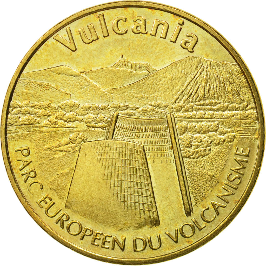 Francia, Token, Touristic token, Saint-Ours-Les-Roches - Vulcania n°2, 2007