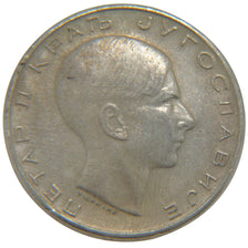 Yugoslavia, 50 Dinara, 1938, KM #24, AU(55-58), Silver, 31, 15.10