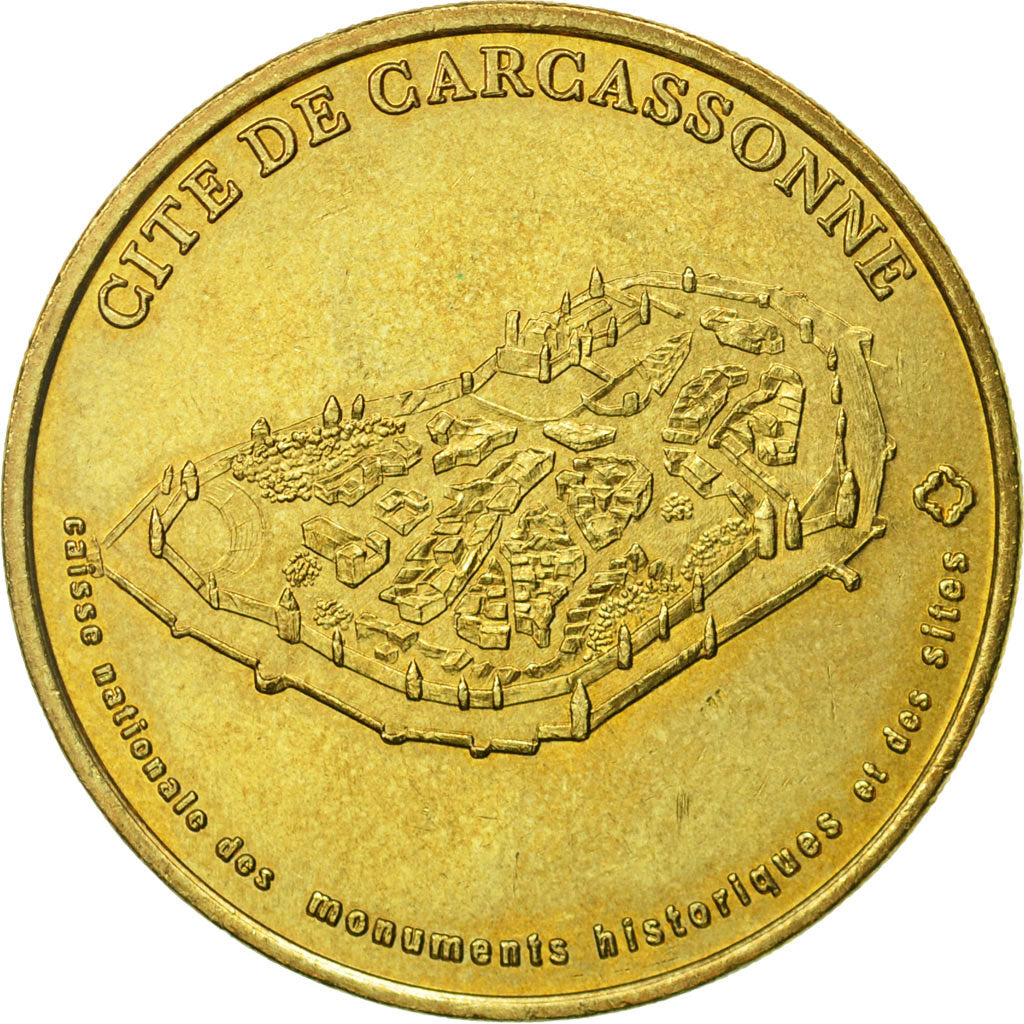 Frankreich, Token, Touristic token, Carcassonne - cité, 2003, MDP, SS