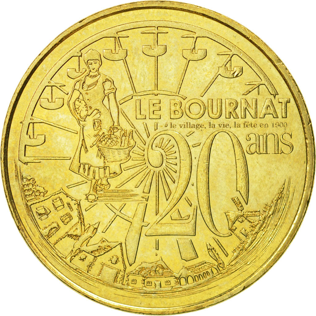 Frankreich, Token, Touristic token, 24/ Le Bournat - 20 ans, 2012, MDP, SS