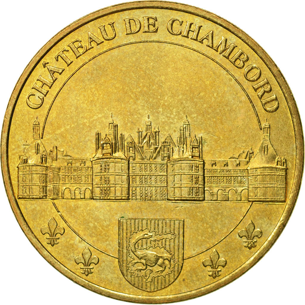 Frankreich, Token, Touristic token, Chambord - Le château -Armoiries, 2003