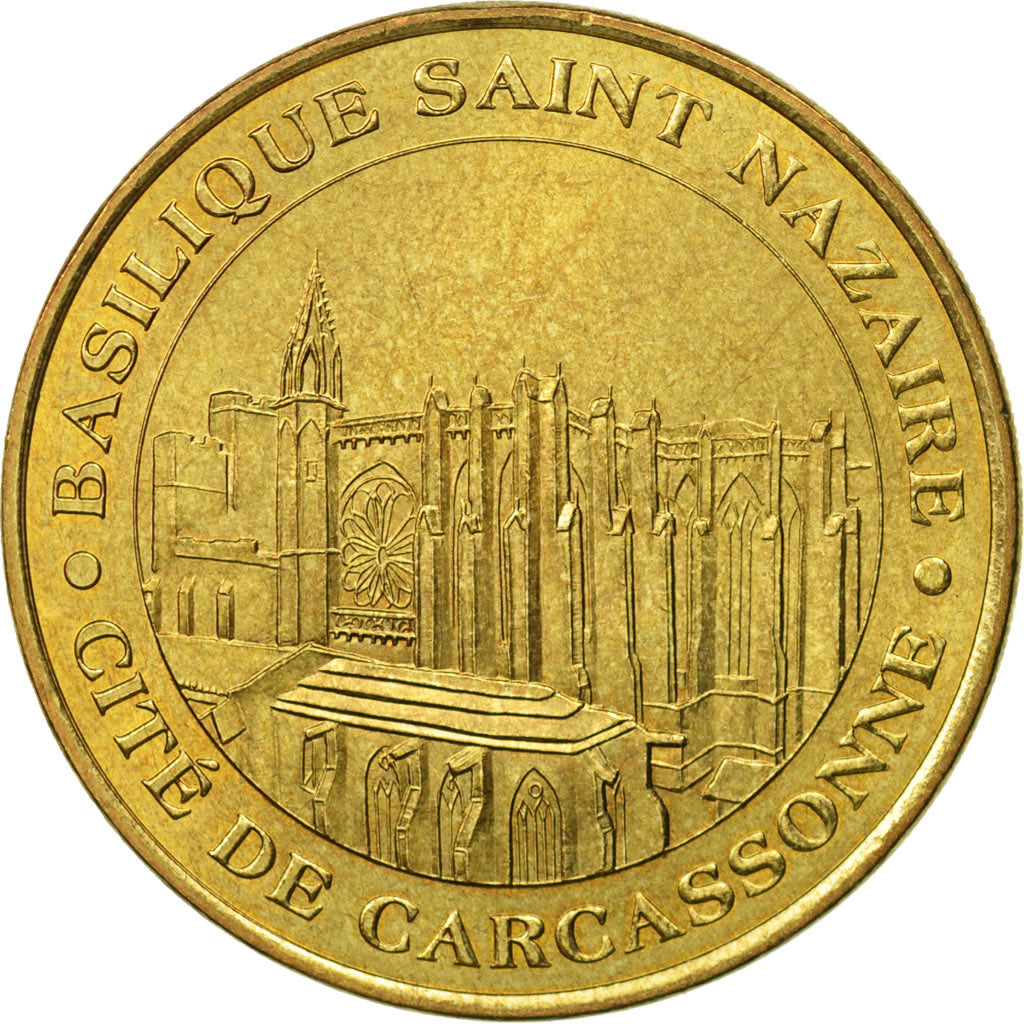 France, Token, Touristic token, 11/ Basilique Saint-Nazaire - Carcassonne, 2002