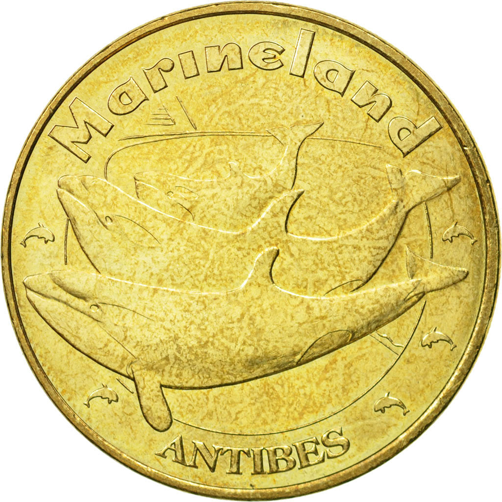 Francia, Token, Touristic token, Antibes -  Marineland n°5, 2009, MDP, BB