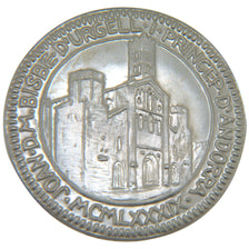 ANDORRA, 25 Diners, 1989, KM #61, MS(65-70), Silver, 37, 20.30