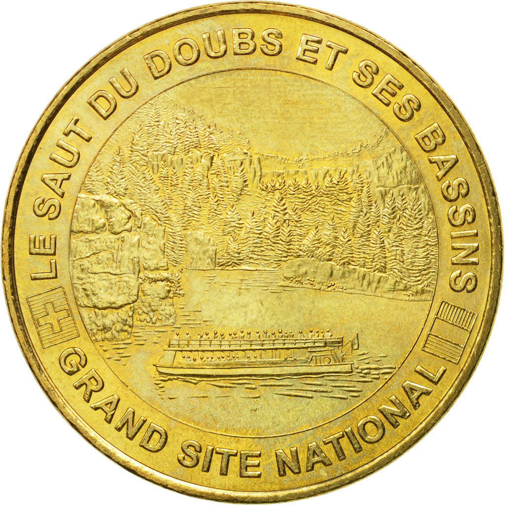 Frankreich, Token, Touristic token, Villers-le-Lac - Le saut du Doubs n°2
