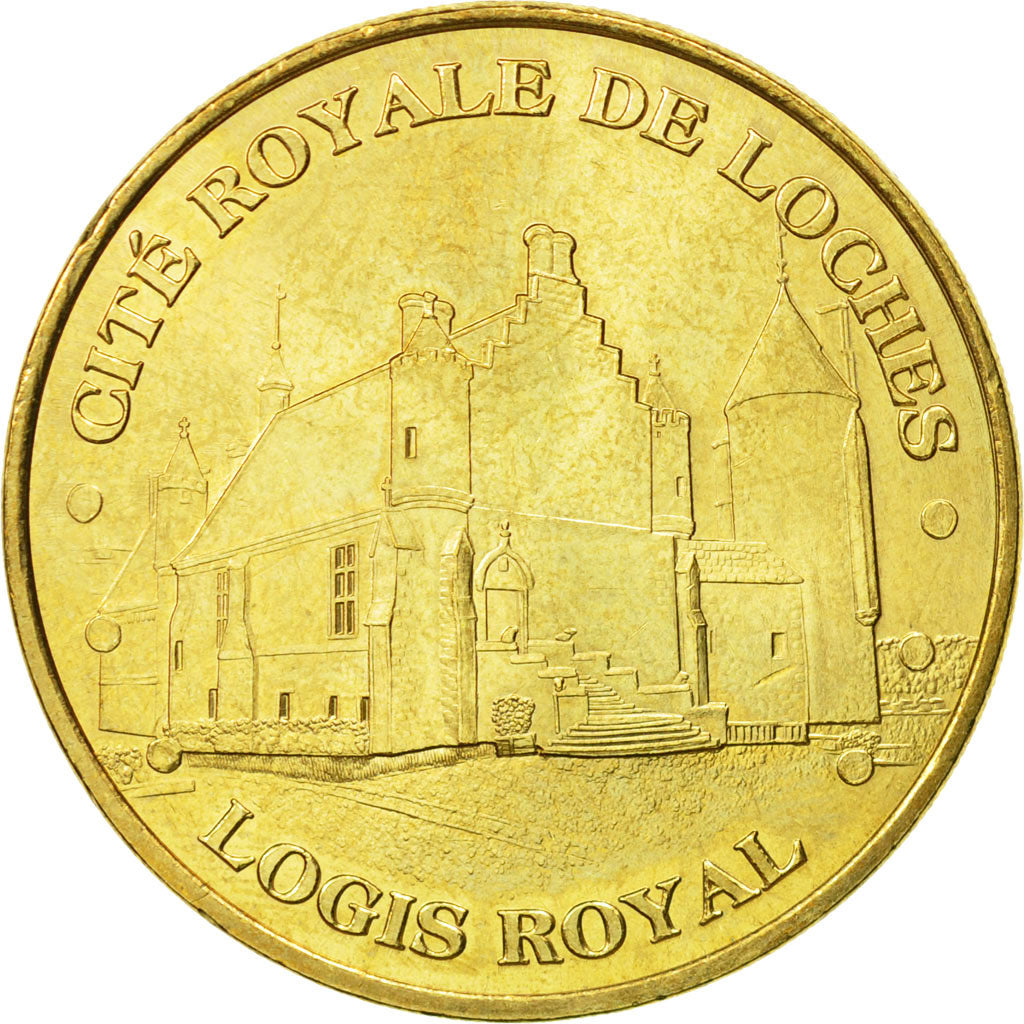 Francja, Token, Żeton turystyczny, 37/ Cité Royale de Loches - Donjon, 2011