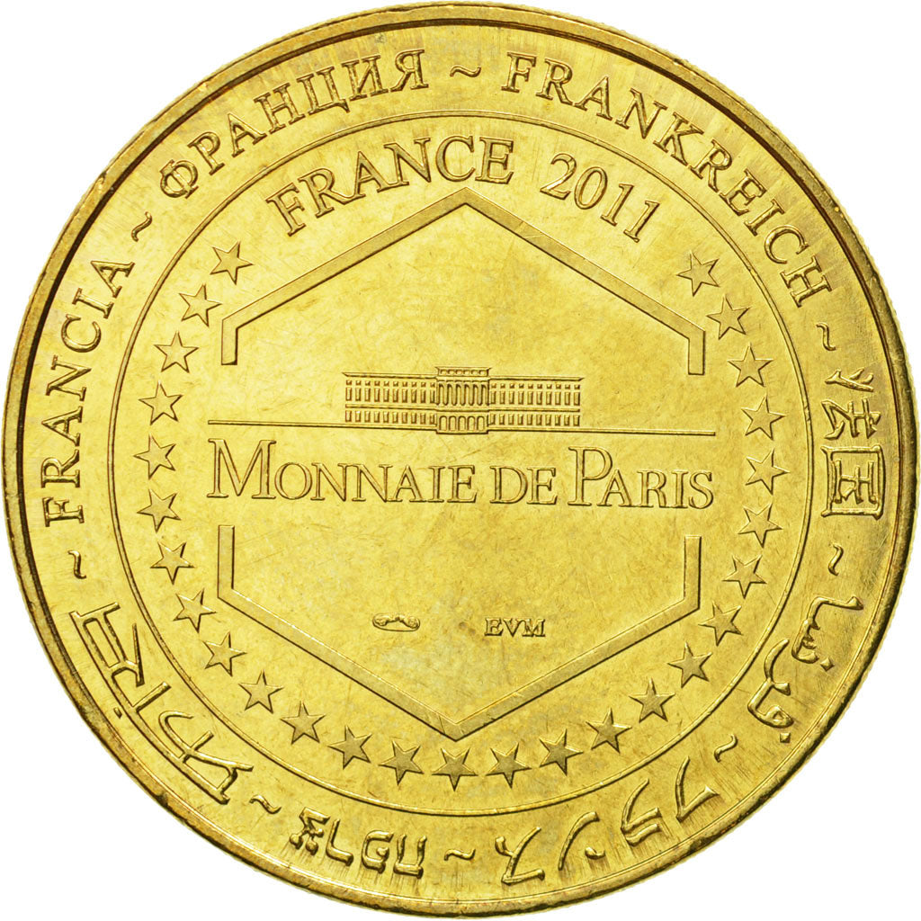 Francja, Token, Żeton turystyczny, 37/ Cité Royale de Loches - Donjon, 2011