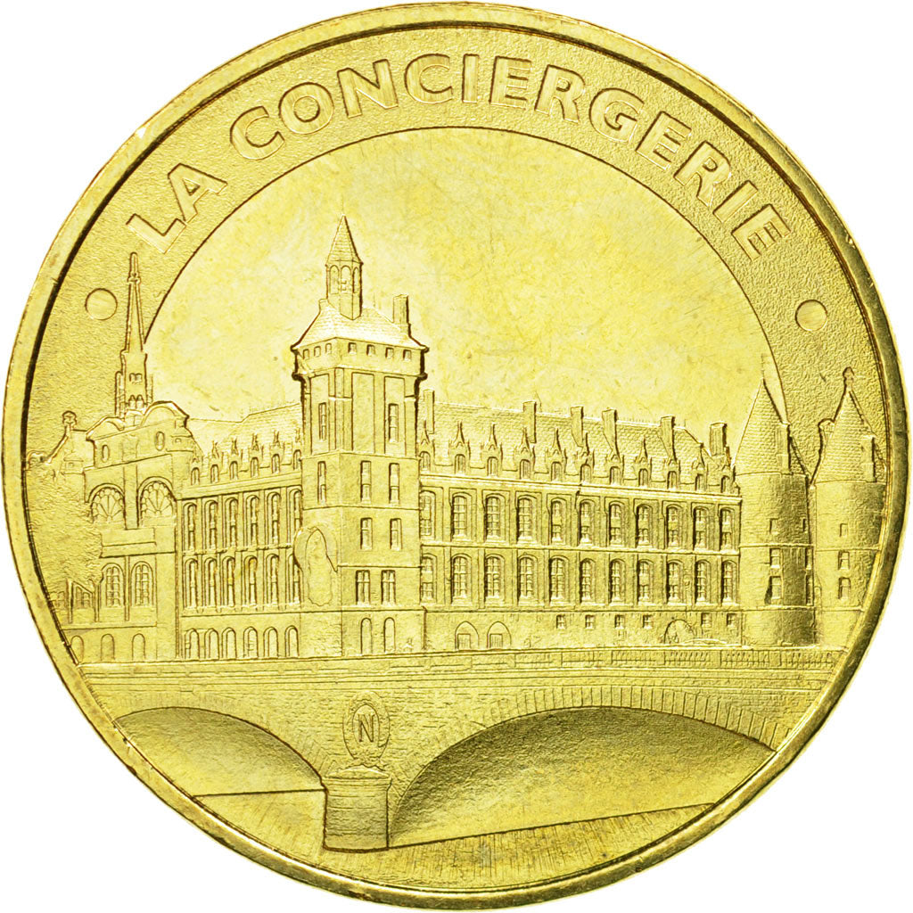 France, Token, Touristic token, Paris - La conciergerie n°3, 2016, MDP