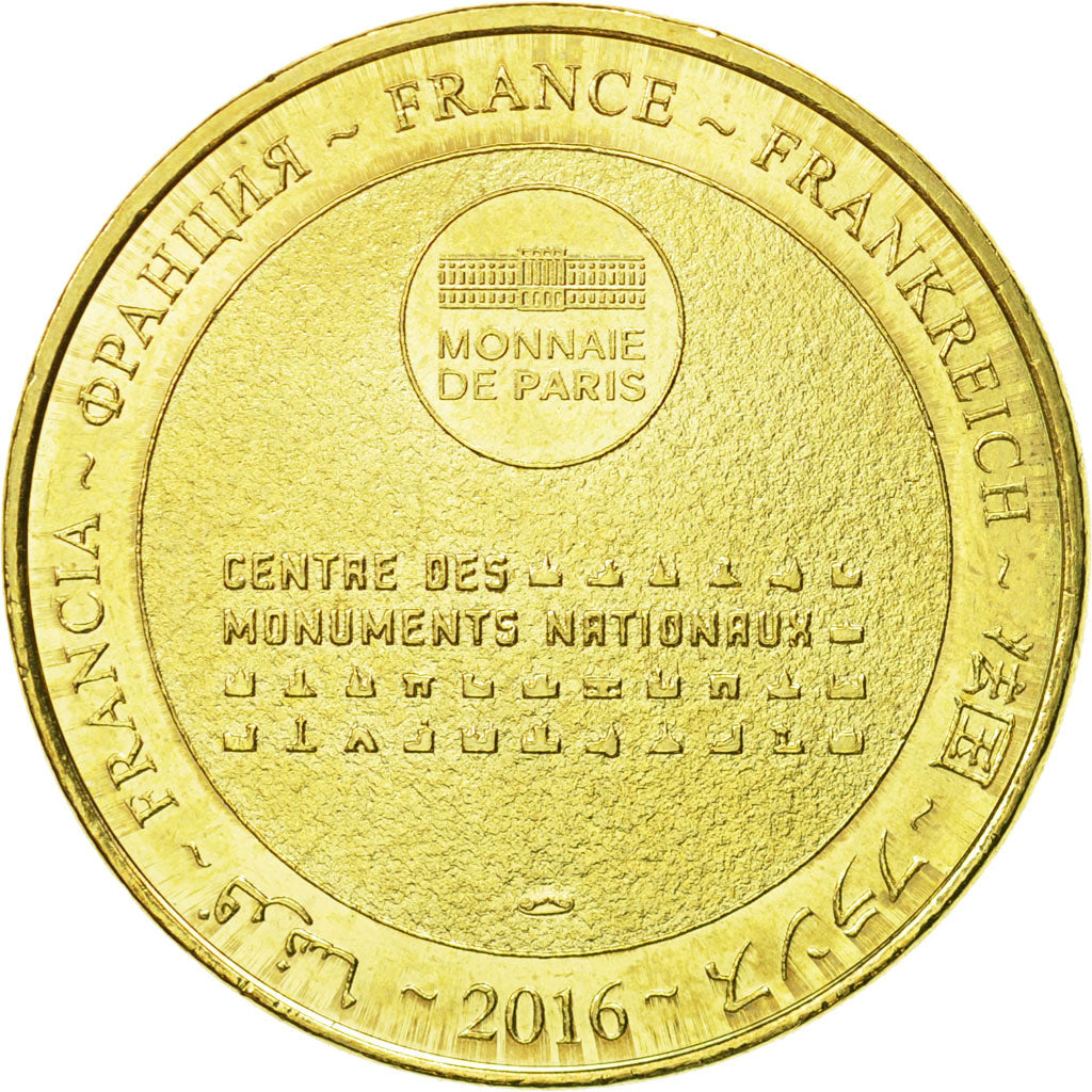France, Token, Touristic token, Paris - La conciergerie n°3, 2016, MDP