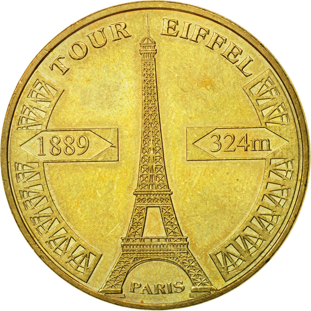 France, Token, Touristic token, Paris - La Tour Eiffel n°4, 2008, MDP