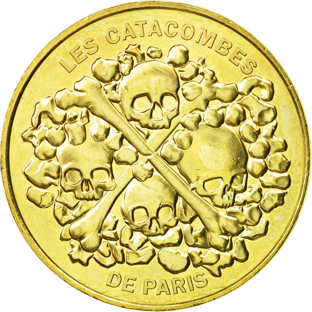 France, Token, Touristic token, Paris - Les Catacombes - 20 ans, 2016, MDP