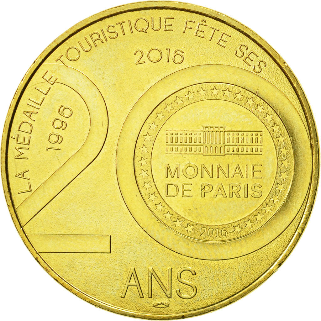 France, Token, Touristic token, Paris - Les Catacombes - 20 ans, 2016, MDP