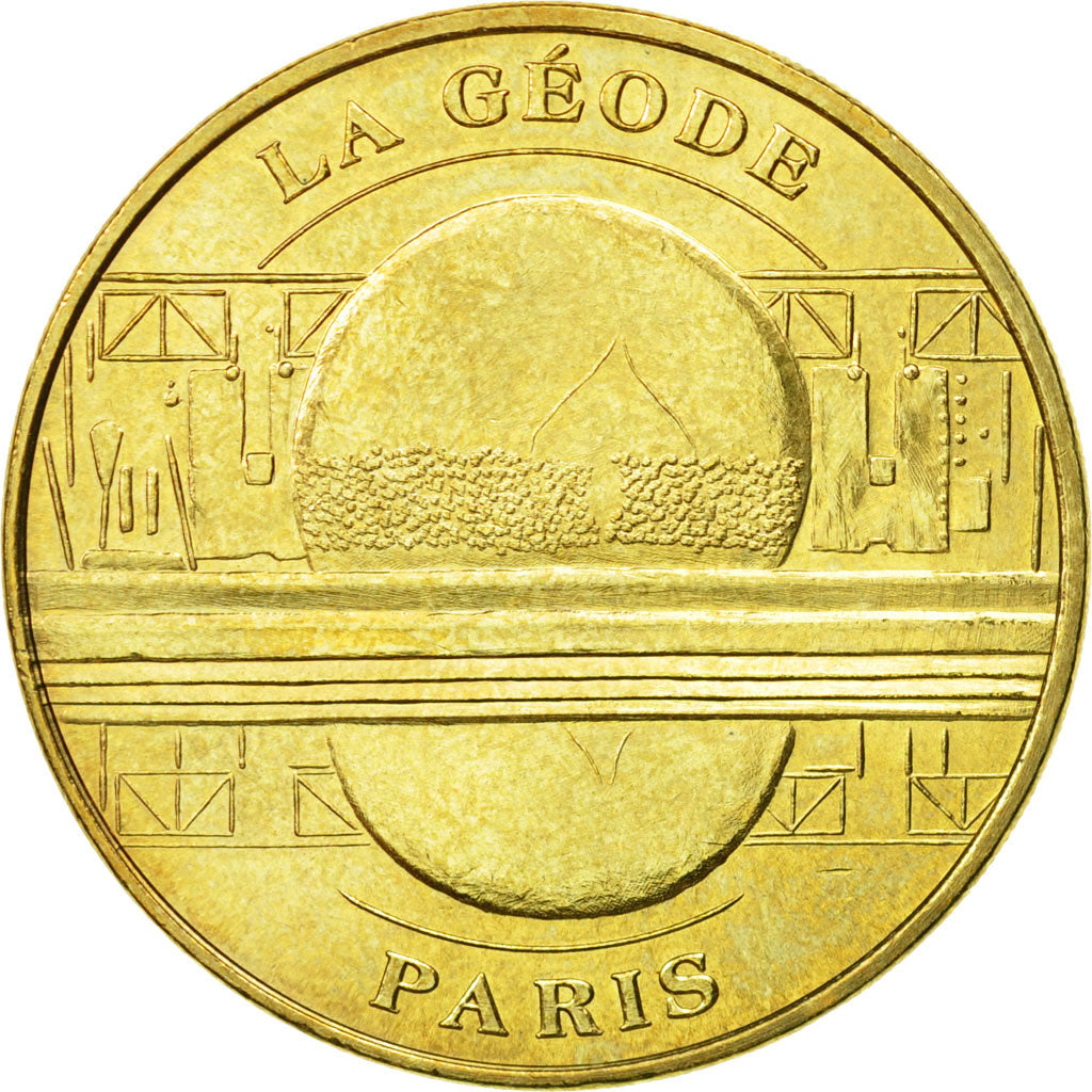 France, Token, Touristic token, Paris - La Géode n° 4, 2011, MDP, EF(40-45)