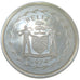 BELIZE, 5 Dollars, 1974, Franklin Mint, KM #44a, MS(65-70), Silver, 37.8, 26.40