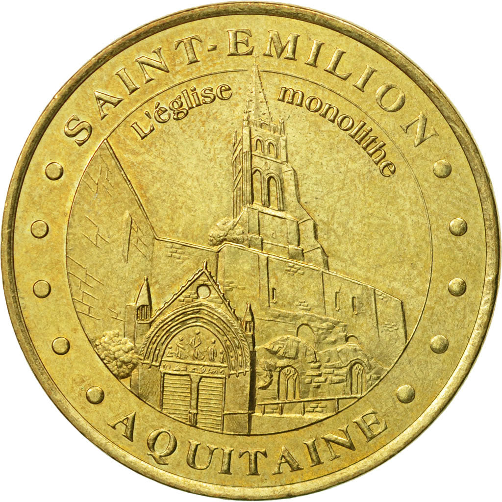 Frankreich, Token, Touristic token, 33/ Saint-Emilion - Eglise, 2002, MDP, SS