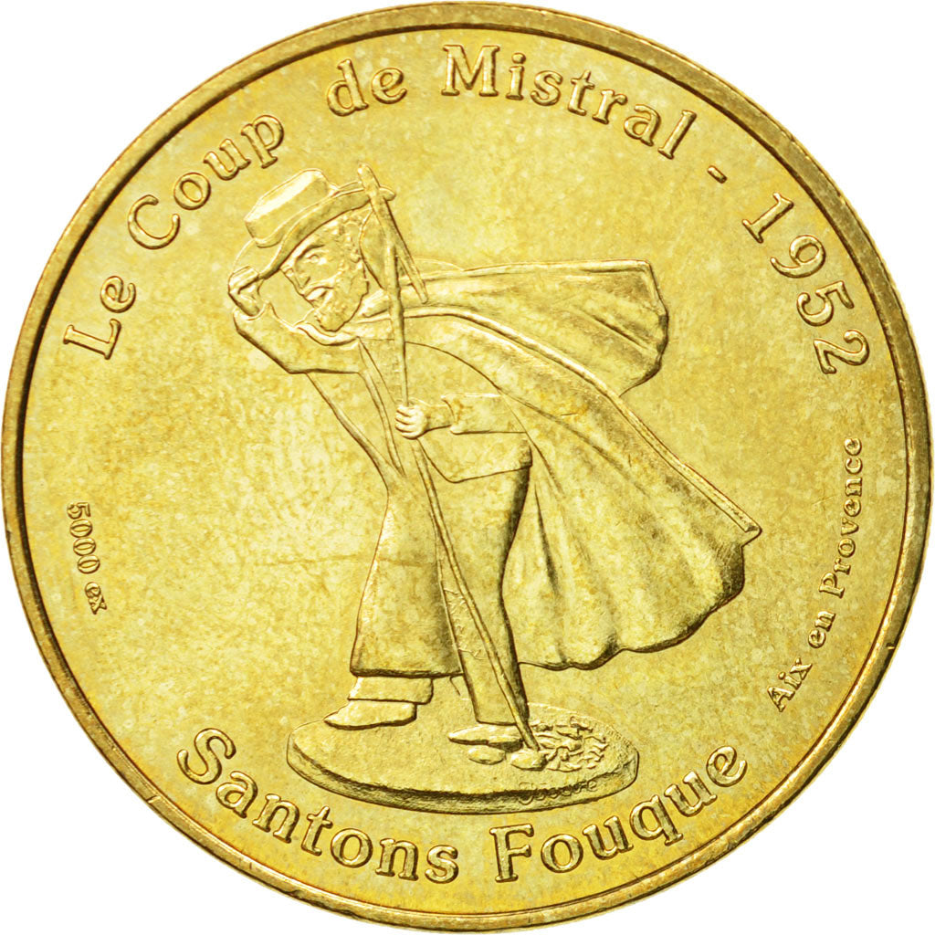 Frankreich, Token, Touristic token, Aix-en-Provence - Santon Fouque n°1, 2009