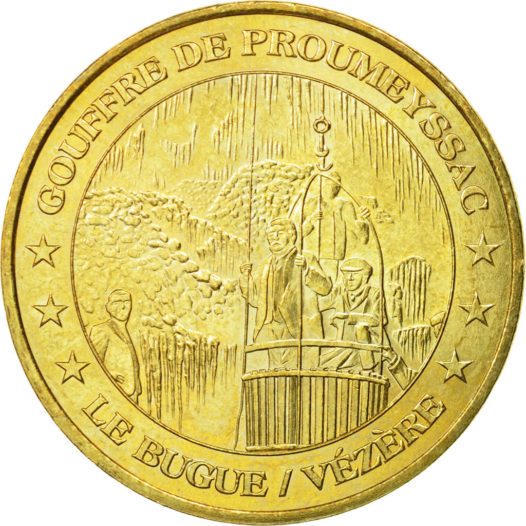 Frankreich, Token, Touristic token, Audrix - Gouffre de Proumeyssac n° 3, 2009