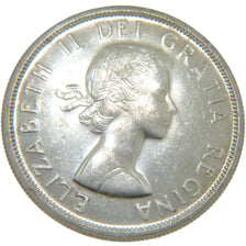 Canada, 1 Dollar, 1958, KM #55, MS(60-62), Silver, 36, 23.50