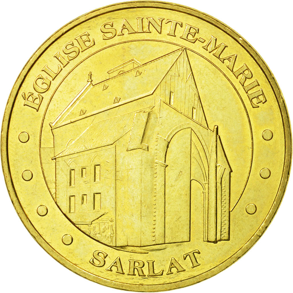 Frankreich, Token, Touristic token, 24/ Eglise Sainte-Marie - Sarlat, 2015, MDP