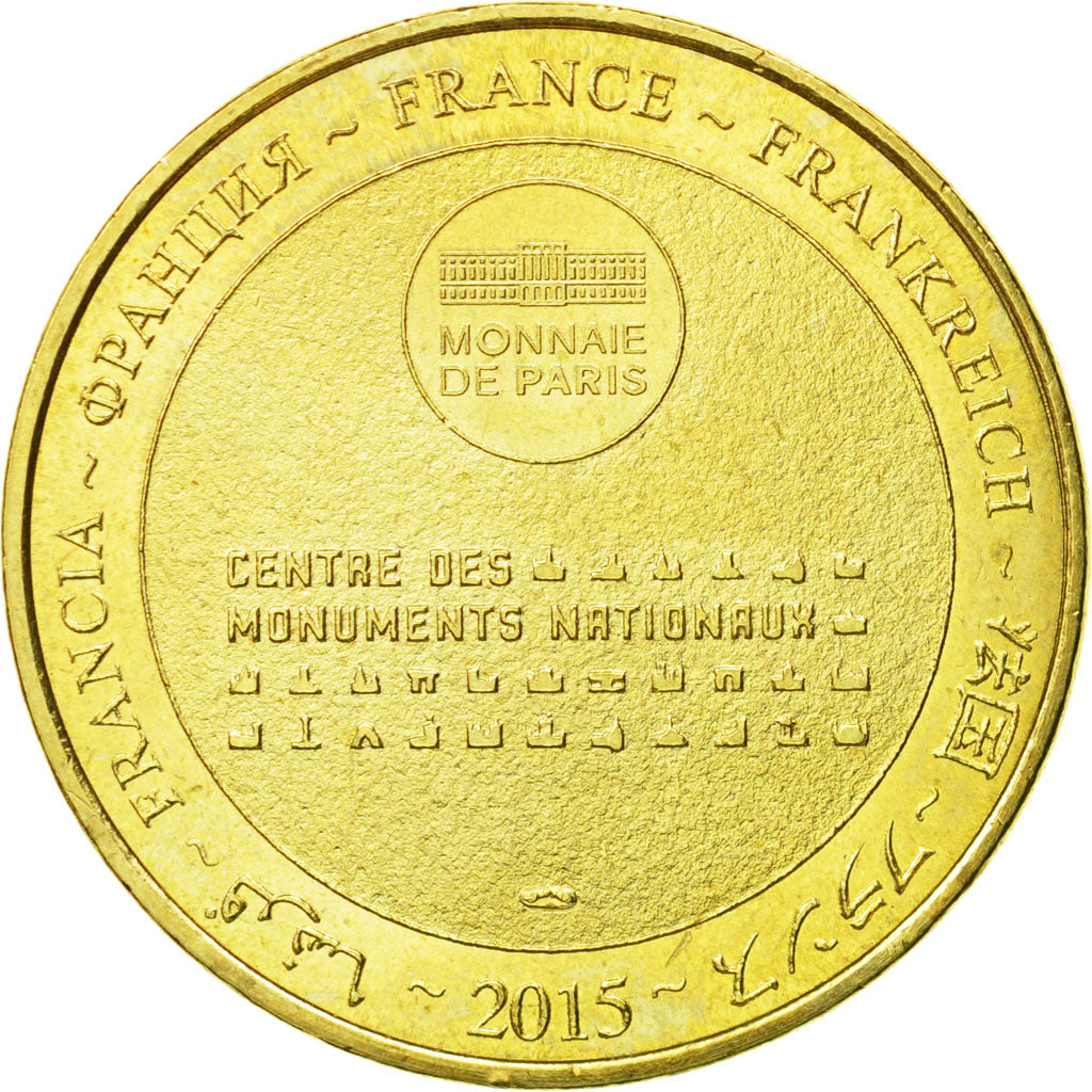 France, Token, Touristic token, Paris - La conciergerie n°3, 2015, MDP