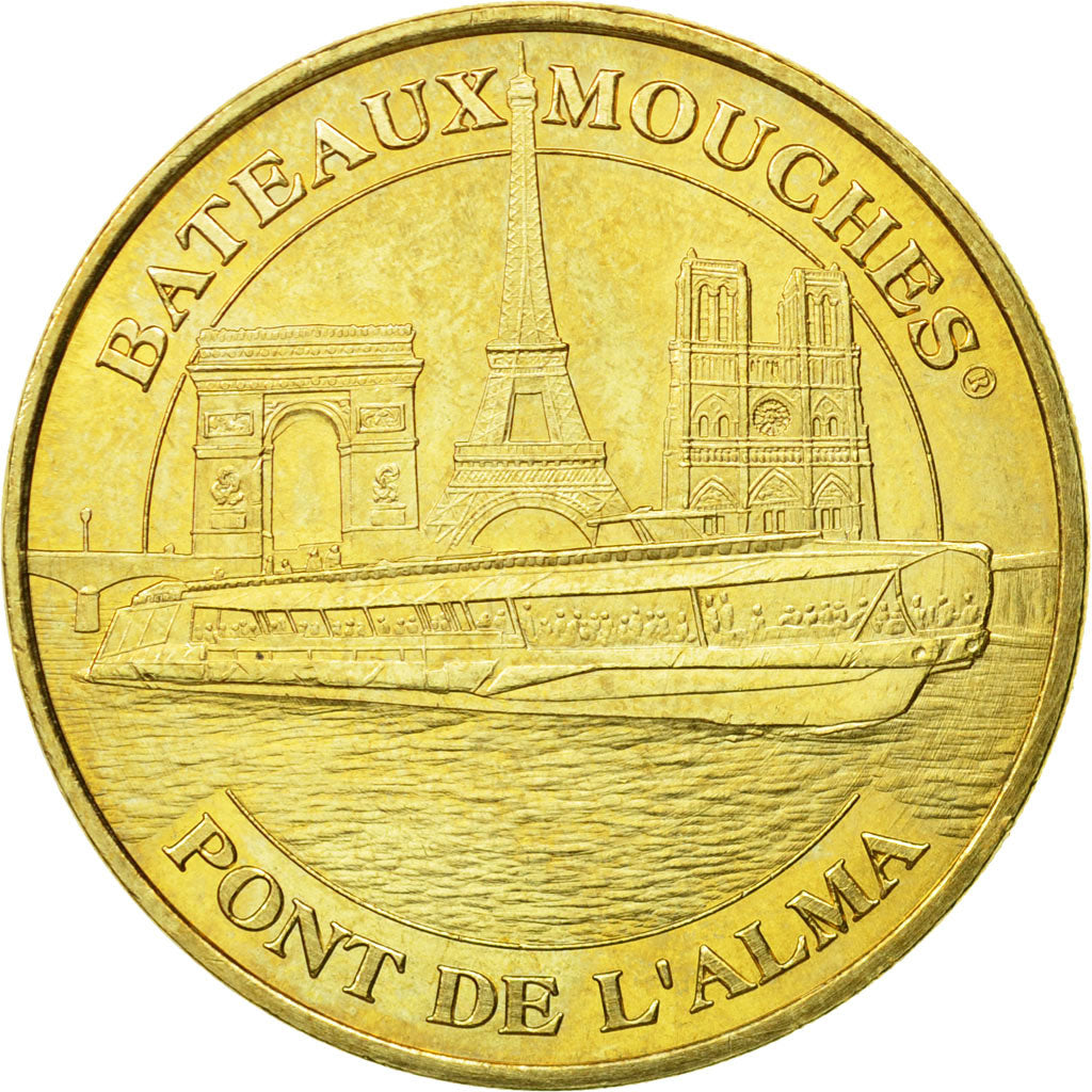 Frankreich, Token, Touristic token, Paris - Bateaux mouches Pont de l'Alma