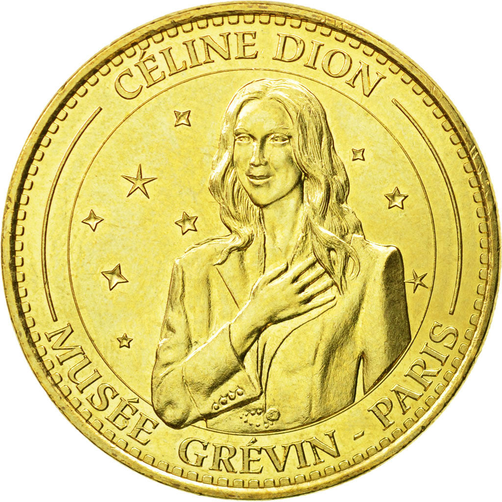 Frankreich, Token, Touristic token, 75/ Paris - Musée Grévin - Céline Dion