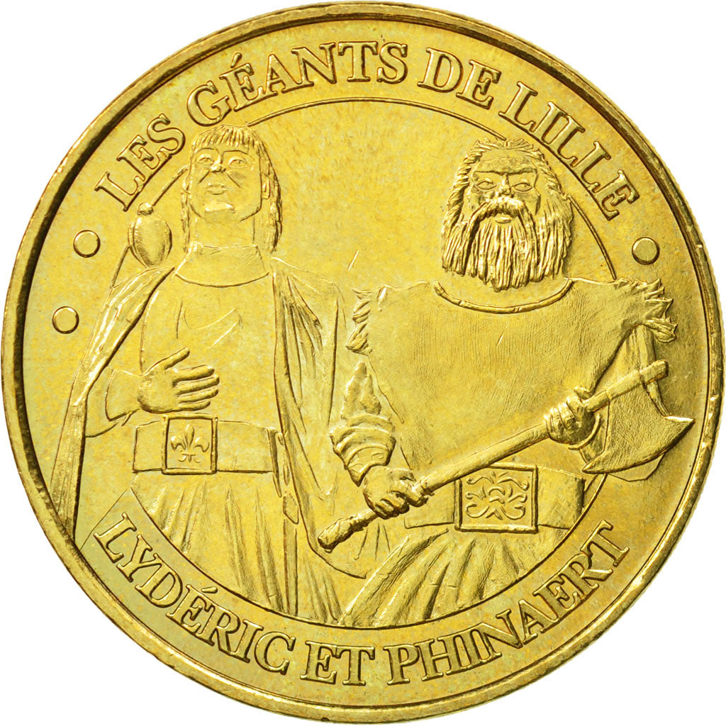 Frankreich, Token, Touristic token, Lille - Les Géants, 2007, MDP, SS