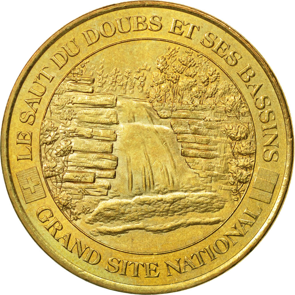 France, Token, Touristic token, Villers-le-Lac - Le saut du Doubs n°1, 2002