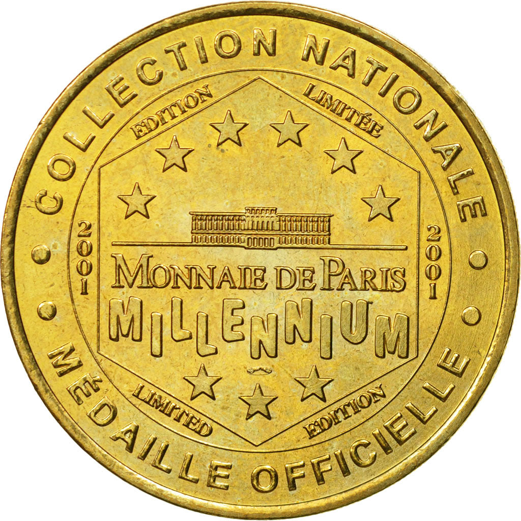Frankreich, Token, Touristic token, Compiègne - Chateau et musée, 2001, MDP