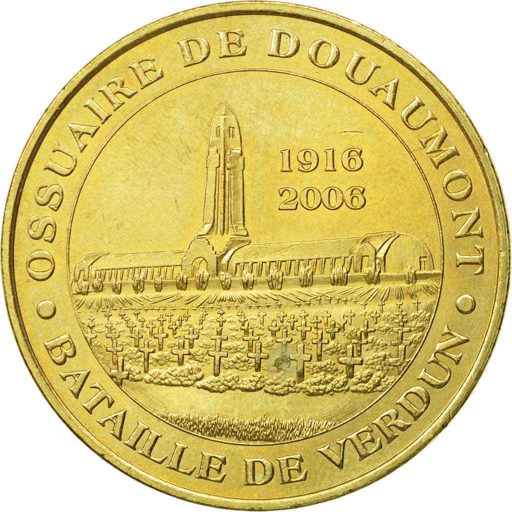 France, Token, Touristic token, Douaumont - Ossuaire n° 2, 2005, MDP