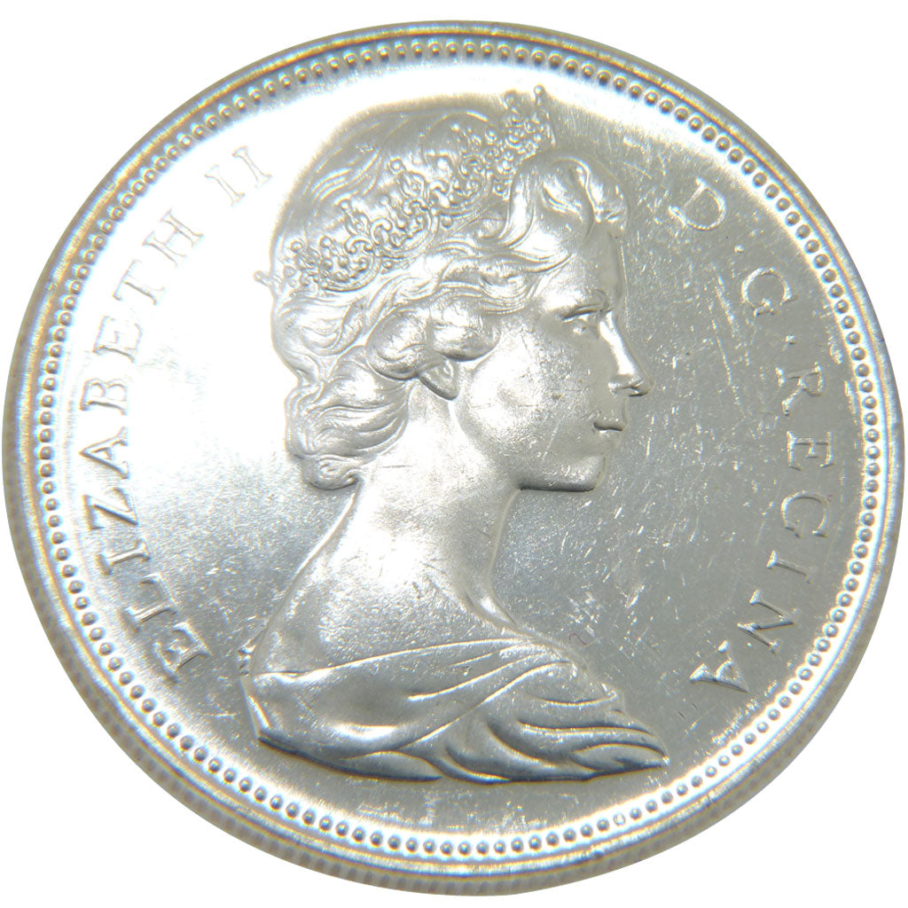 Canada, 1 Dollar, 1966, KM #64.1, MS(60-62), Silver, 36, 23.20