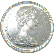 Canada, 1 Dollar, 1966, KM #64.1, MS(60-62), Silver, 36, 23.20