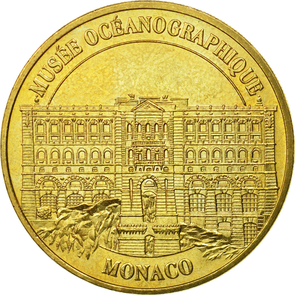 France, Token, Touristic token, 98/ Musée Océanographique - Facade - Monaco