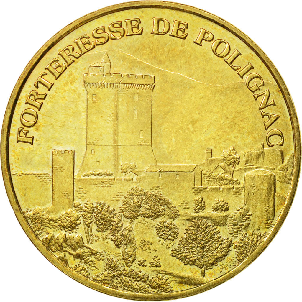 Francja, Token, Żeton turystyczny, 43/ Forteresse de Polignac, 2007, MDP