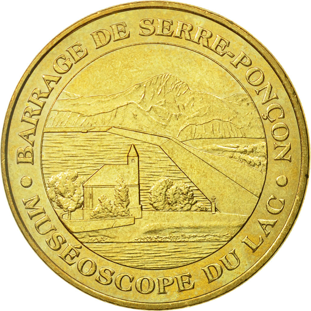 France, Jeton, Jeton Touristique, Rousset - Barrage de Serres-Ponçon -