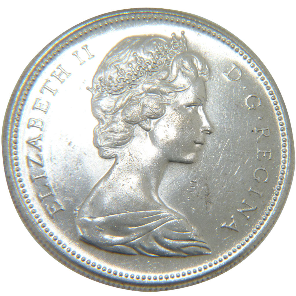 Canada, Elizabeth II, Dollar, 1967, Ottawa, SPL, Argento, KM:70