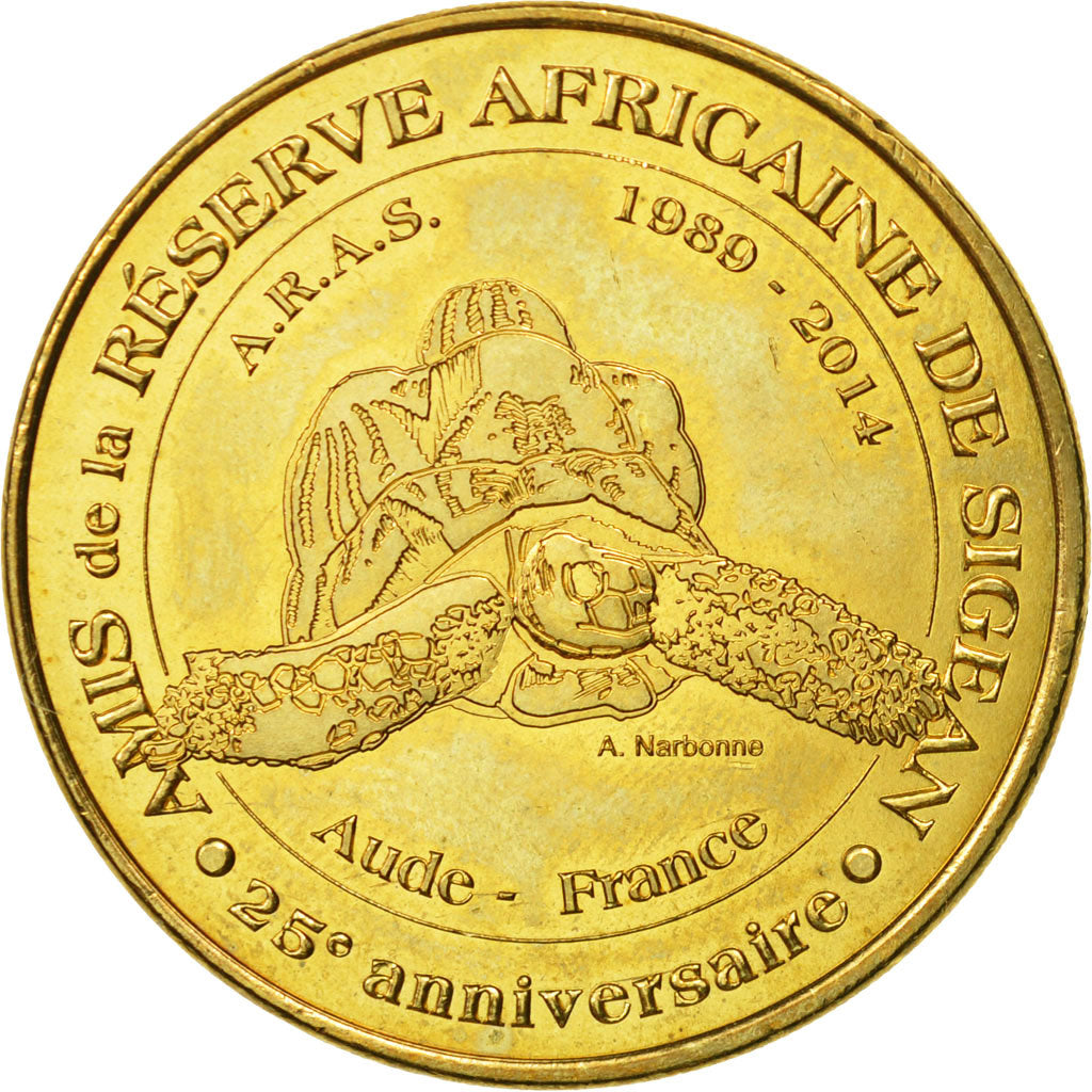 Francia, Token, Touristic token, Sigean - Réserve n°19, 2014, MDP, BB